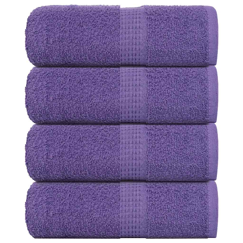 Vieraspyyhkeet SAMMAKO 4 kpl violetti 30x50 cm 360 gsm