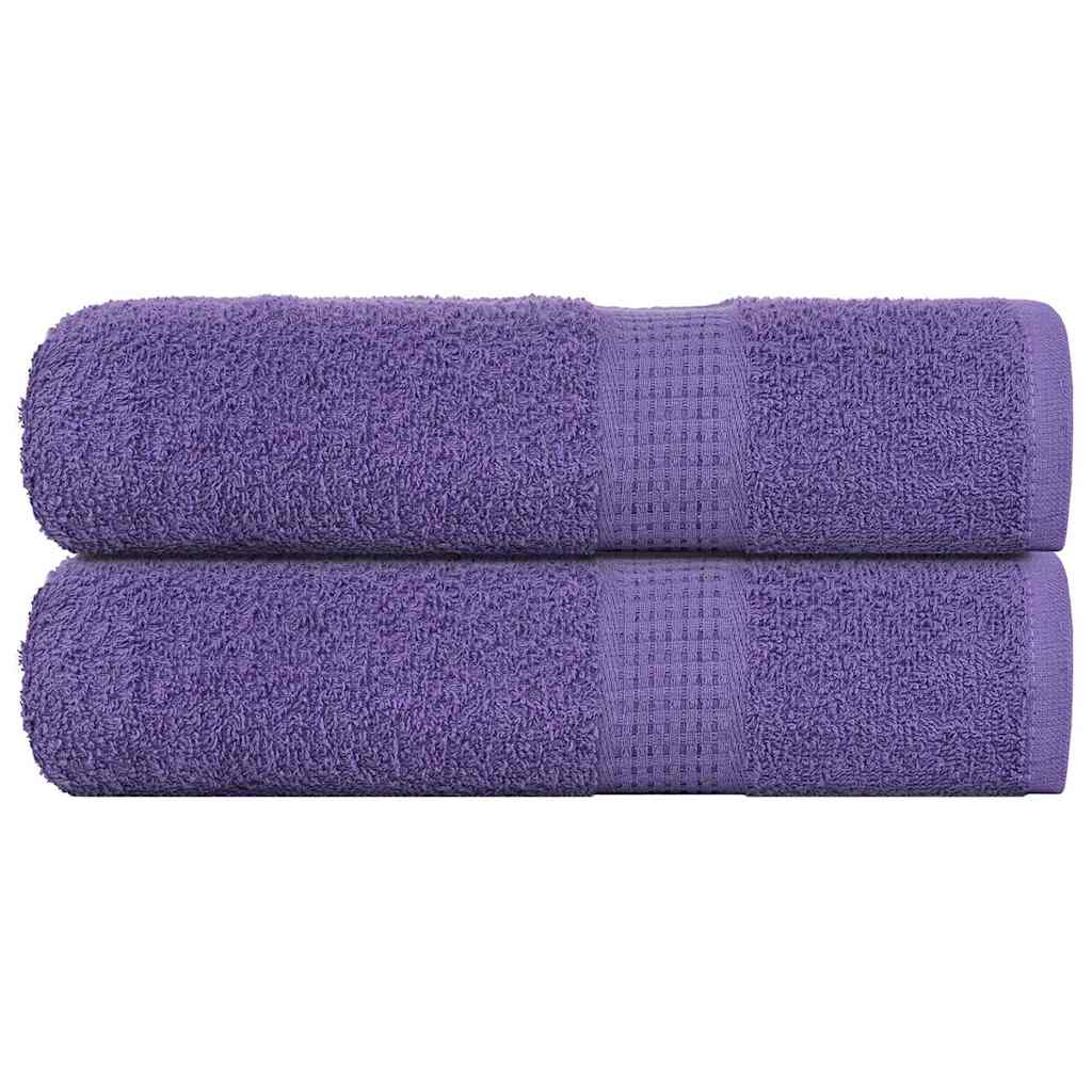 Käsipyyhkeet SAMPAKKO 2 kpl violetti 50x100 cm 360 gsm