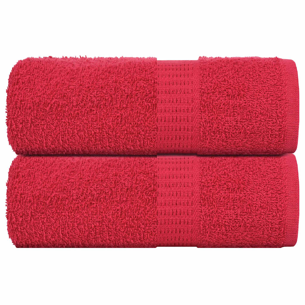 Vieraspyyhkeet SAMMAKO 2 kpl Punainen 30x50 cm 360 gsm