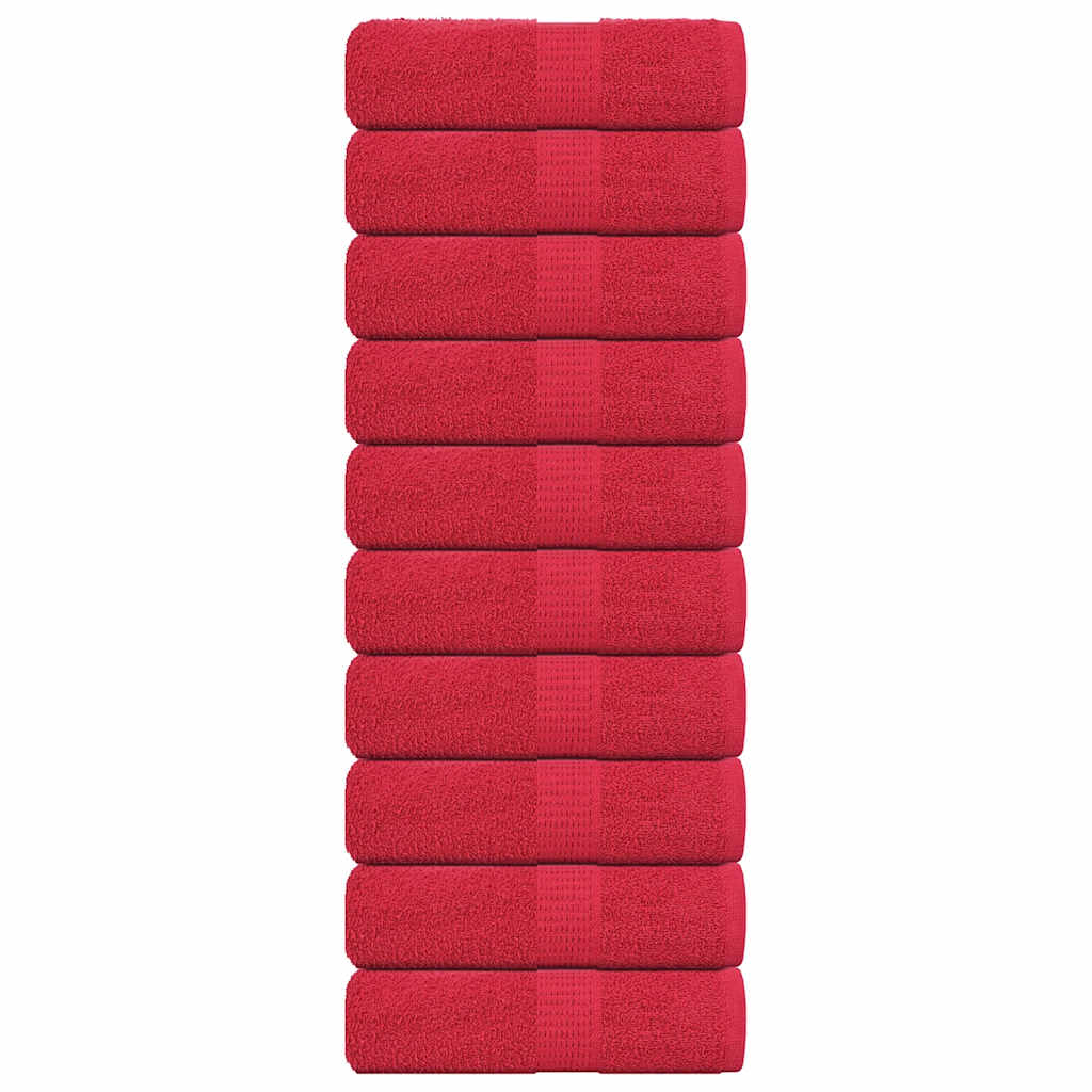 Vieraspyyhkeet SAMMAKO 10 kpl Punainen 30x50 cm 360 gsm