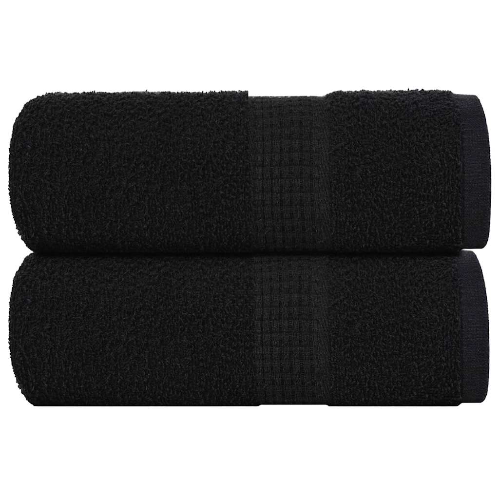 Pesupyyhkeet SAMPAKKO 2 kpl musta 30x30 cm 360 gsm