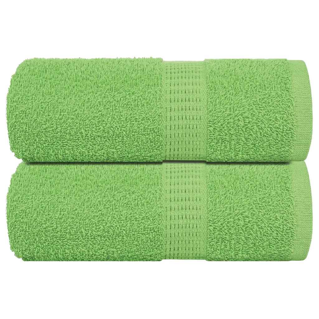 Vieraspyyhkeet SAMMAKO 2 kpl Omenanvihreä 30x50 cm 360 gsm