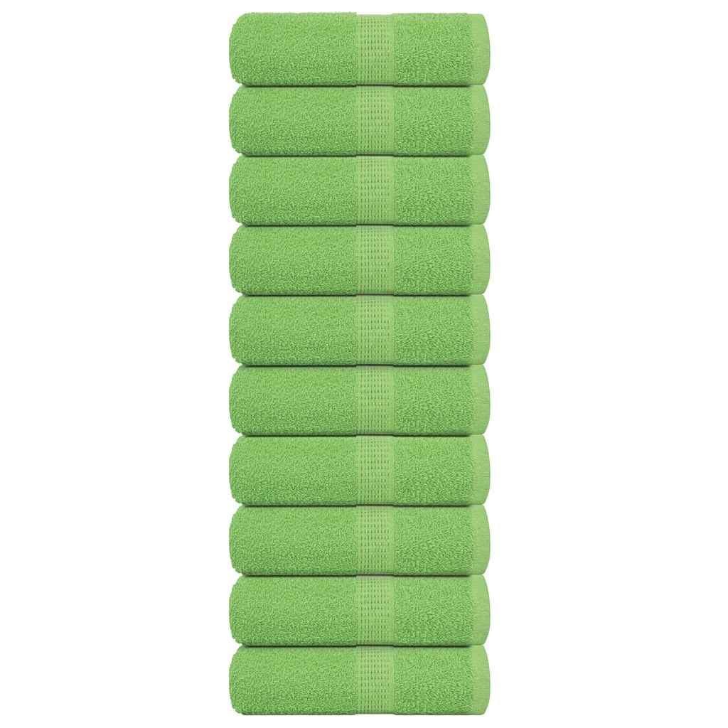 Vieraspyyhkeet SAMMAKO 10 kpl Omenanvihreä 30x50 cm 360 gsm