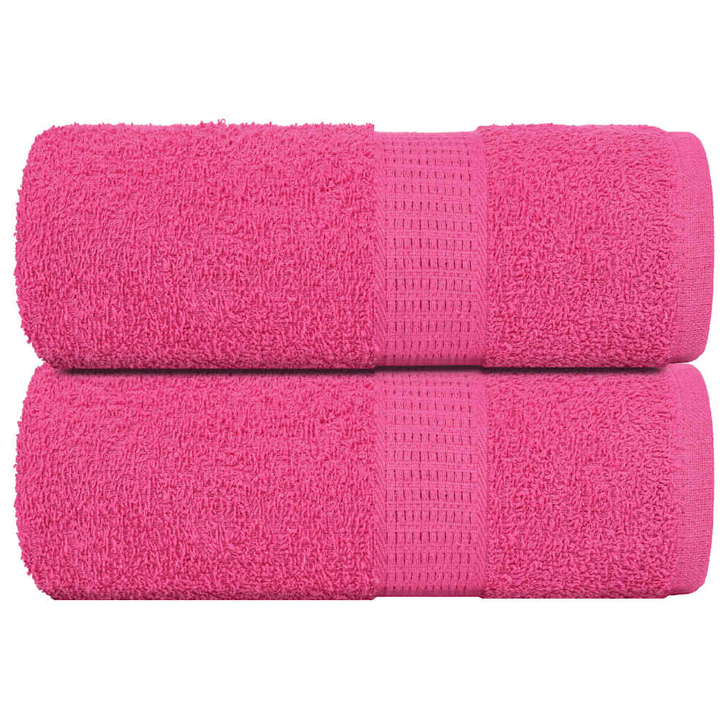 Pesupyyhkeet SAMPAKKO 2 kpl Vaaleanpunainen 30x30 cm 360 gsm