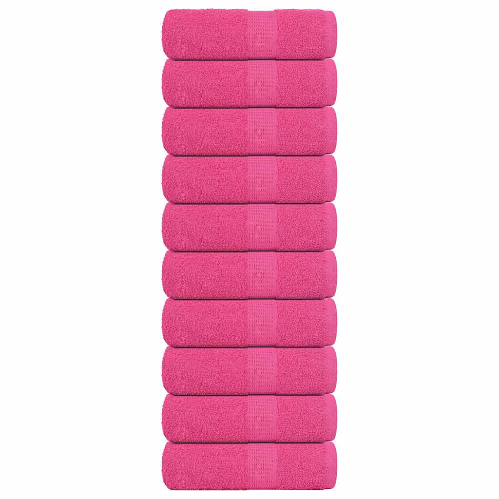 Pesupyyhkeet SAMMAKO 10 kpl Vaaleanpunainen 30x30 cm 360 gsm