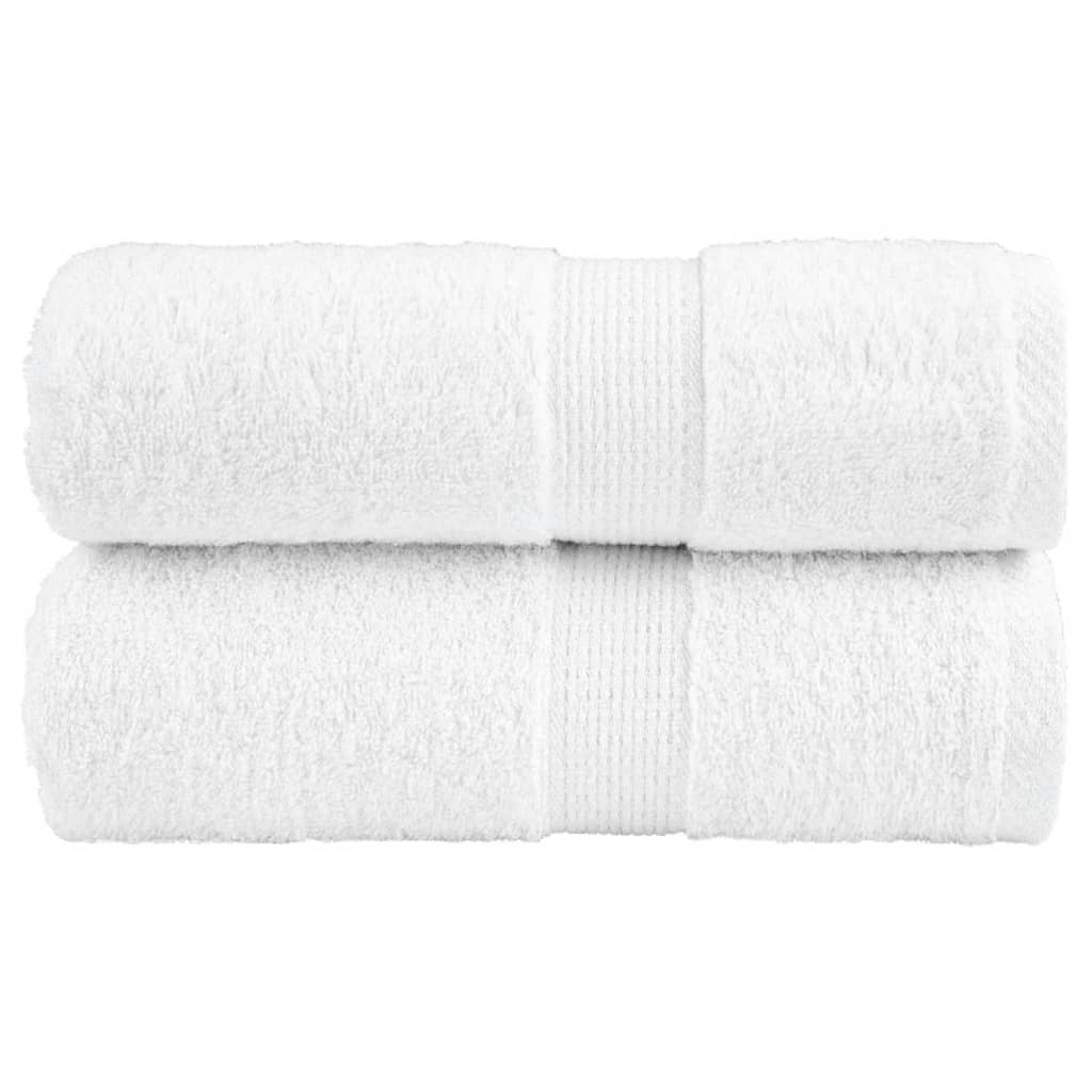 Premium-pesupyyhkeet SOLUND 2 kpl valkoinen 30x30 cm 600 gsm