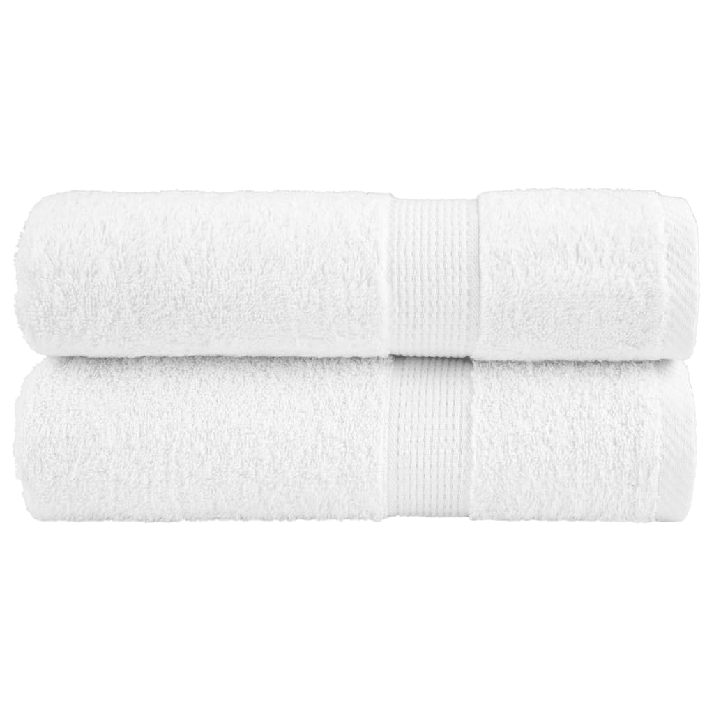 Premium-käsipyyhkeet SOLUND 2 kpl valkoinen 50x100 cm 600 gsm