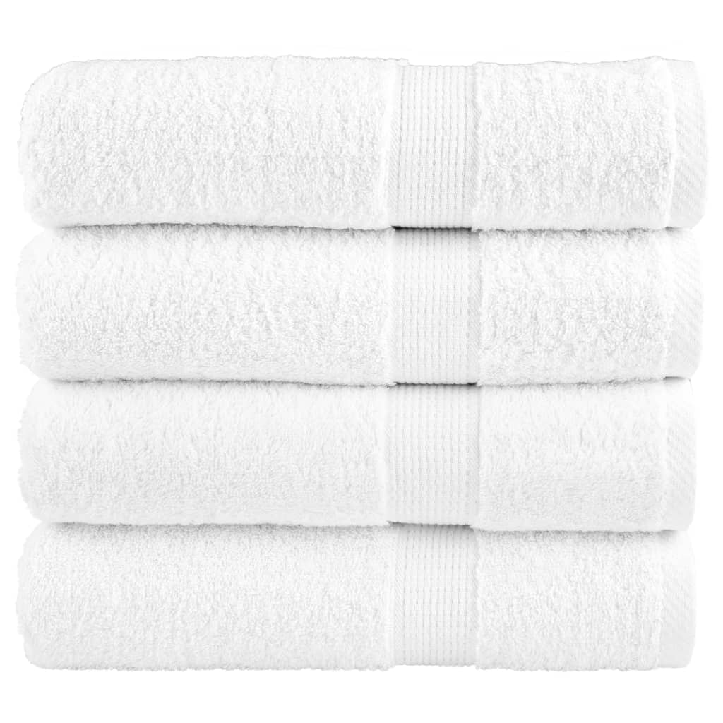 Premium-käsipyyhkeet SOLUND 4 kpl valkoinen 50x100 cm 600 gsm
