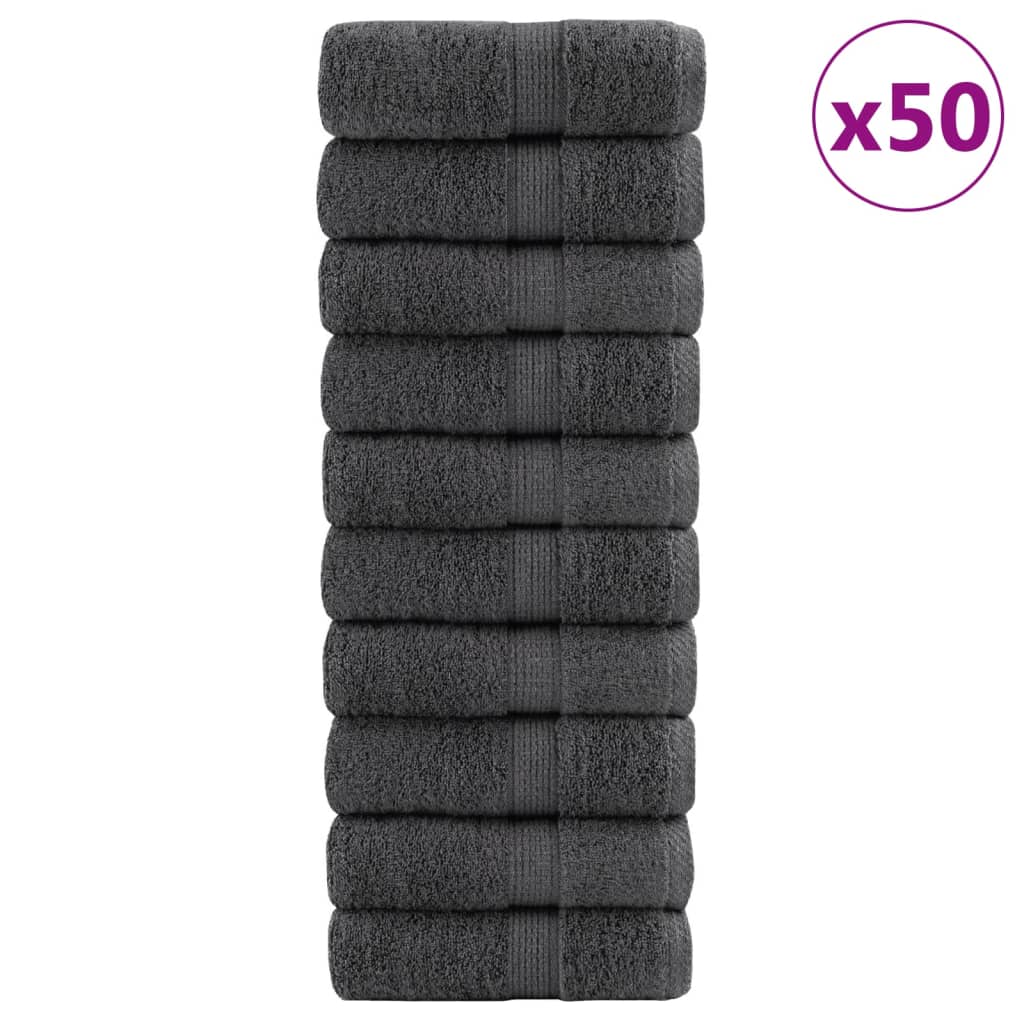 Premium pesulaput SOLUND 50 kpl Antrasiitti 15x21 cm 600 gsm