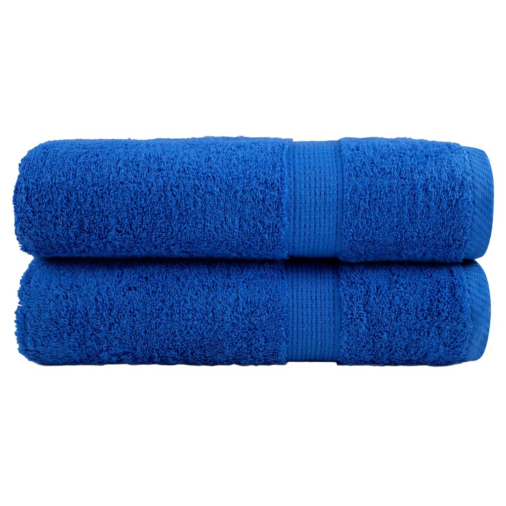 Premium-suihkupyyhkeet SOLUND 2 kpl sininen 70x140 cm 600 gsm