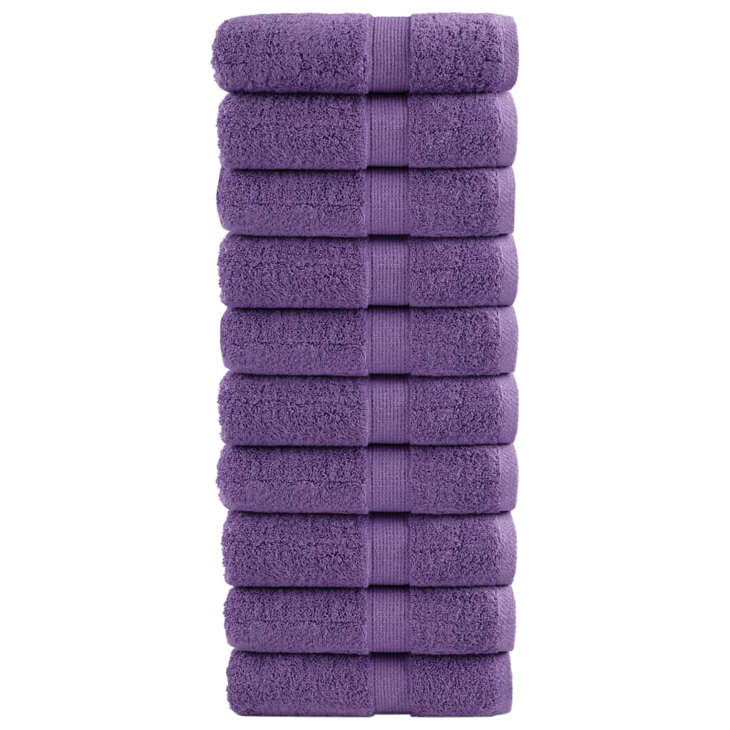 Premium-pesupyyhkeet SOLUND 10 kpl violetti 30x30 cm 600 gsm