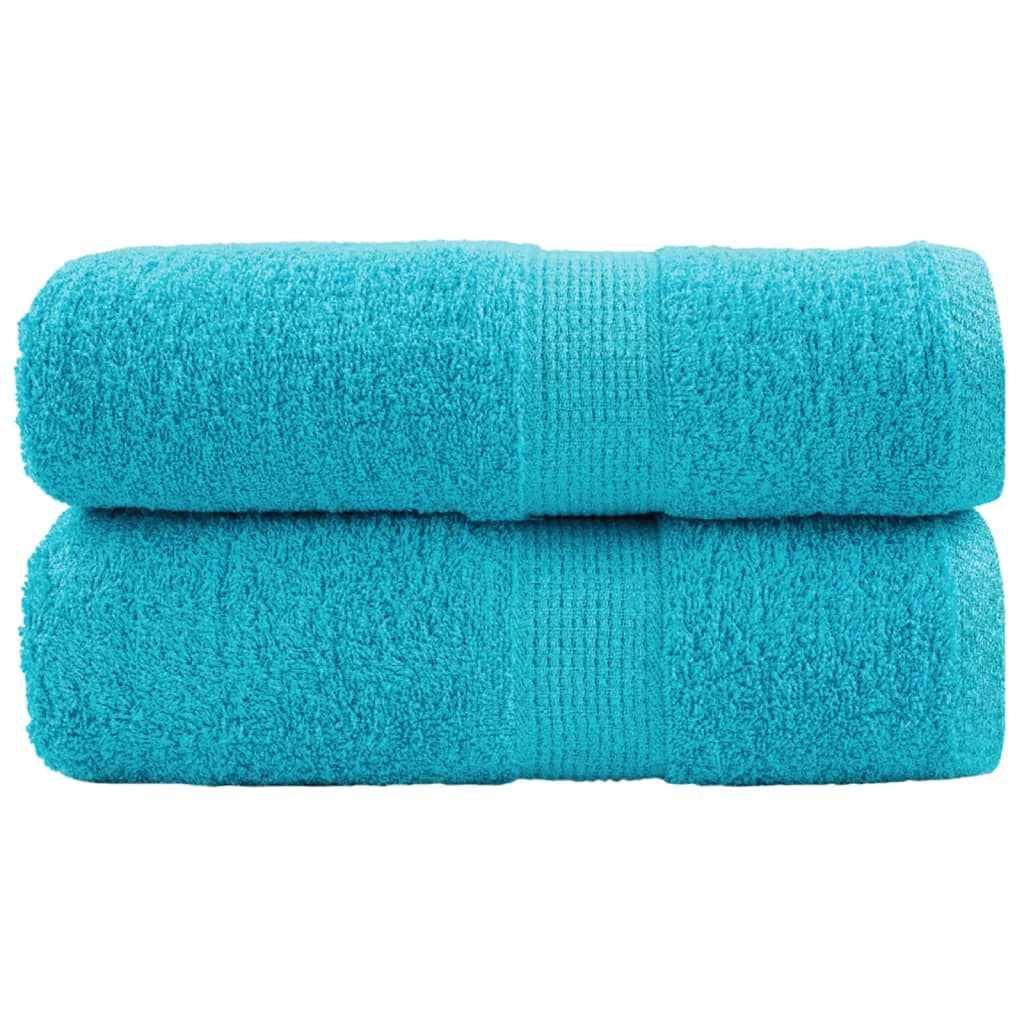 Premium-pesupyyhkeet SOLUND 2 kpl turkoosi 30x30 cm 600 gsm