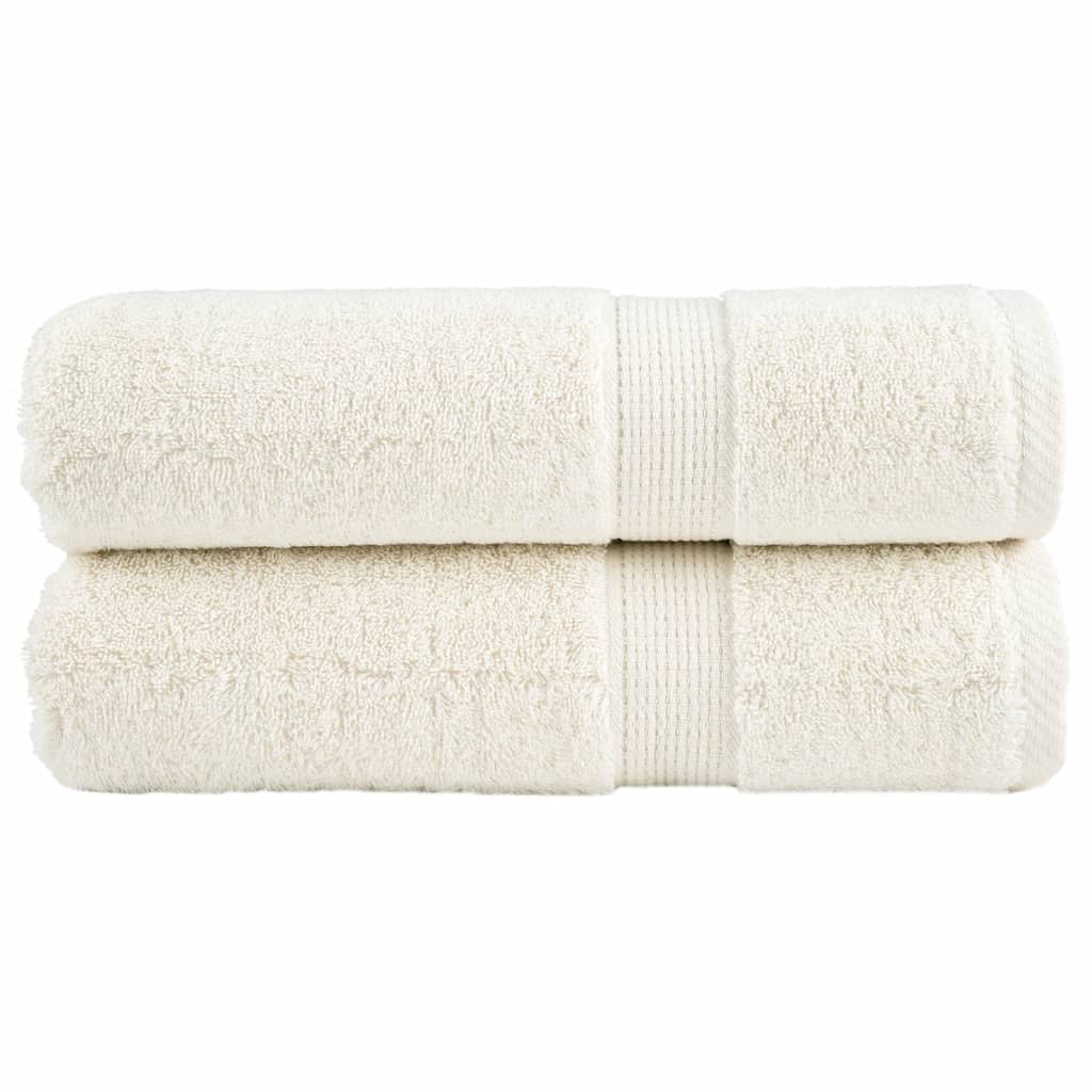 Premium-käsipyyhkeet SOLUND 2 kpl kermanvärinen 50x100 cm 600 gsm