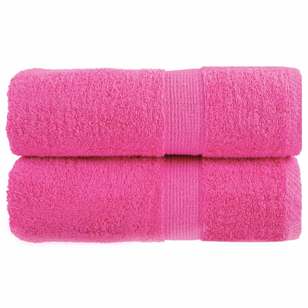 Premium-pesupyyhkeet SOLUND 2 kpl pinkki 30x30 cm 600 gsm