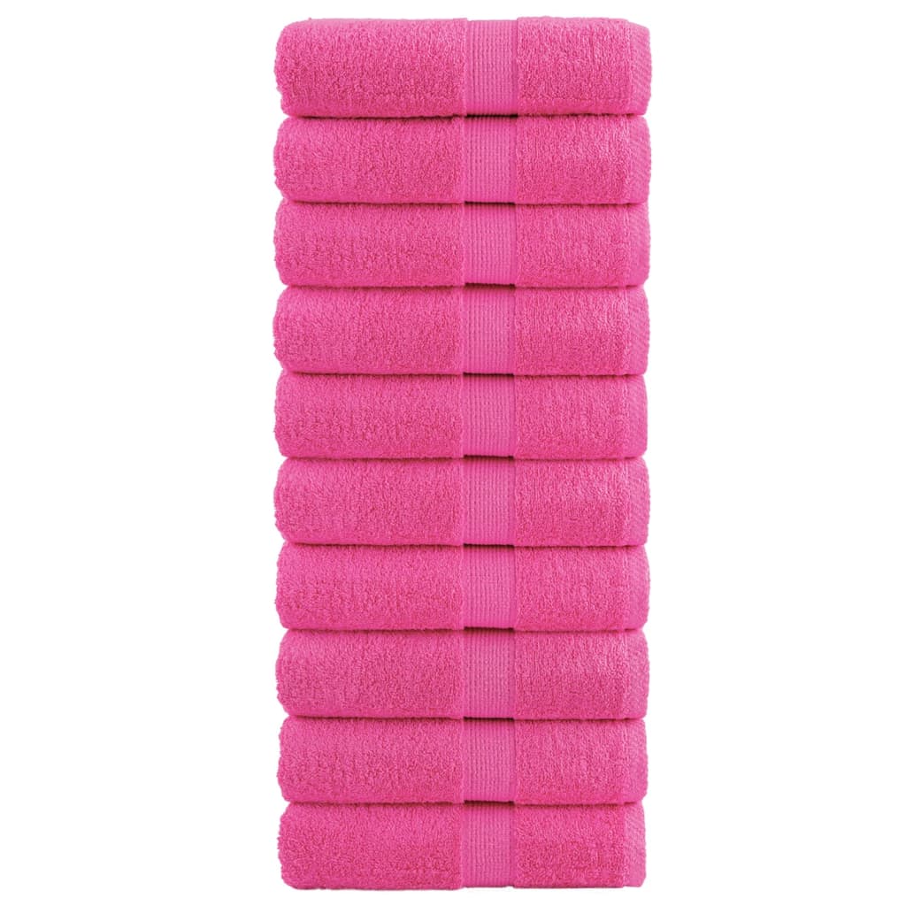 Premium-pesupyyhkeet SOLUND 10 kpl pinkki 30x30 cm 600 gsm