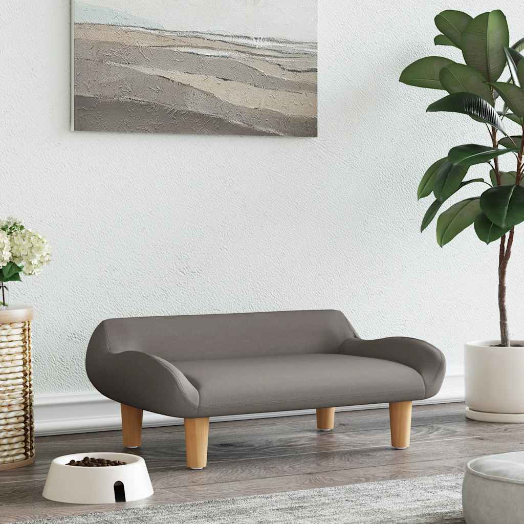 Koiranpeti harmaanruskea 70x40x24 cm kangas