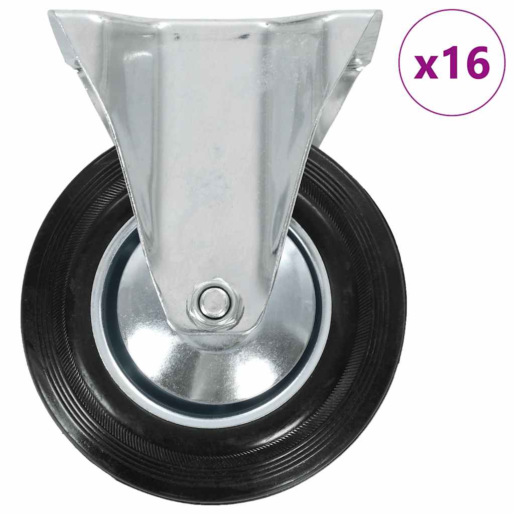 16 kpl kiinteät pyörät 160 mm