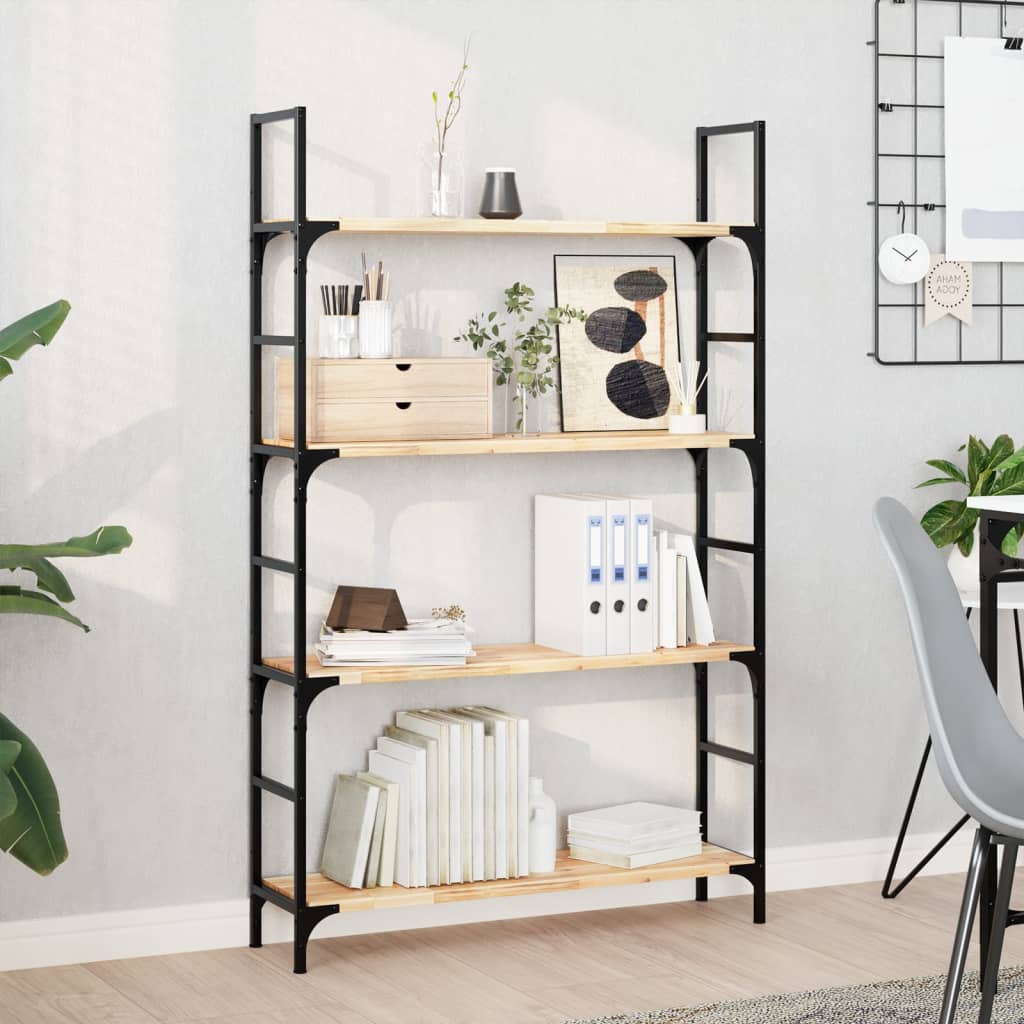 Kelluvat hyllyt 3 kpl 100x20x2 cm käsittelemätön massiivipuu akaasia