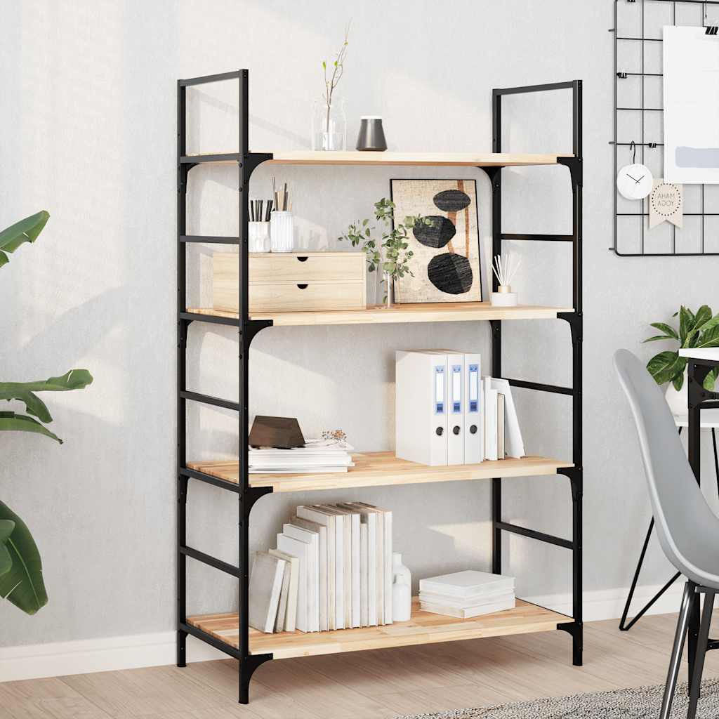 Kelluva hylly 80x40x2 cm käsittelemätön massiivipuu akaasia