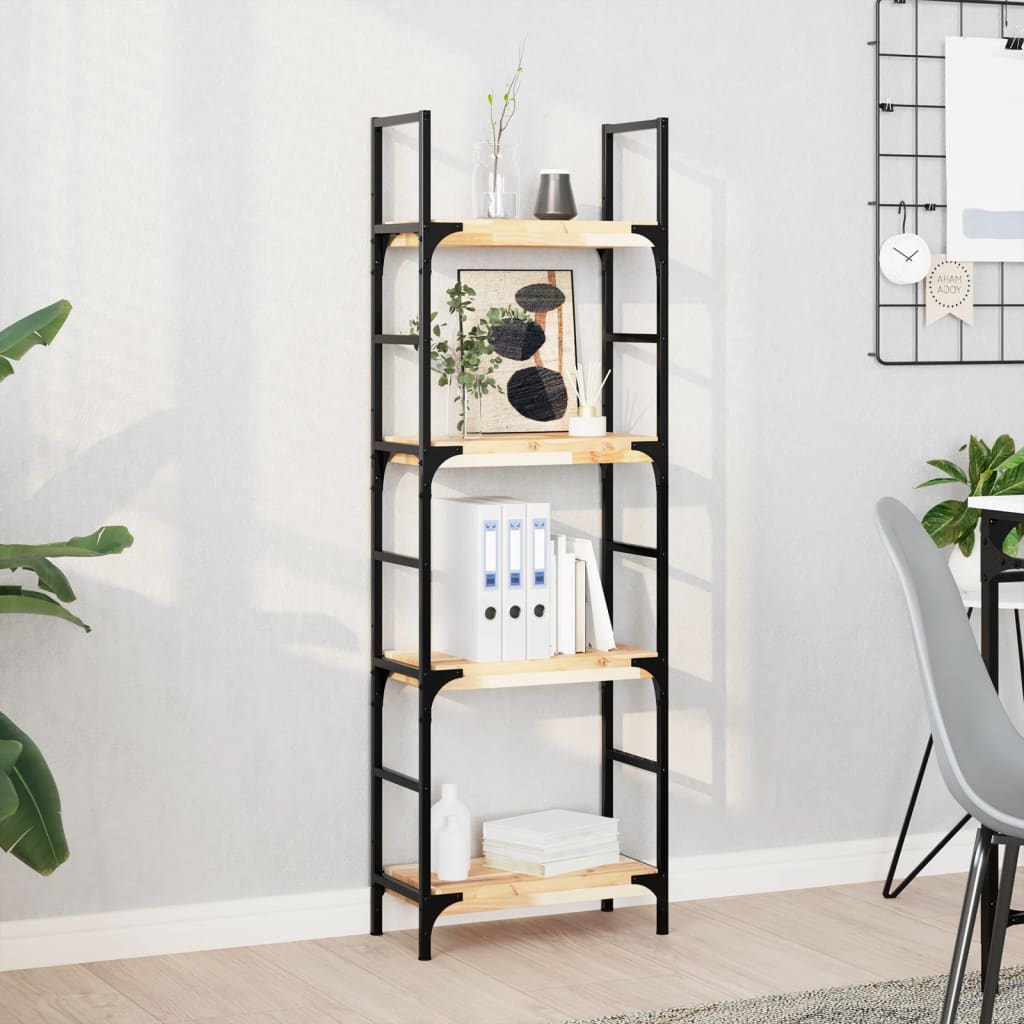 Kelluvat hyllyt 2 kpl 40x20x4 cm käsittelemätön massiivipuu akaasia