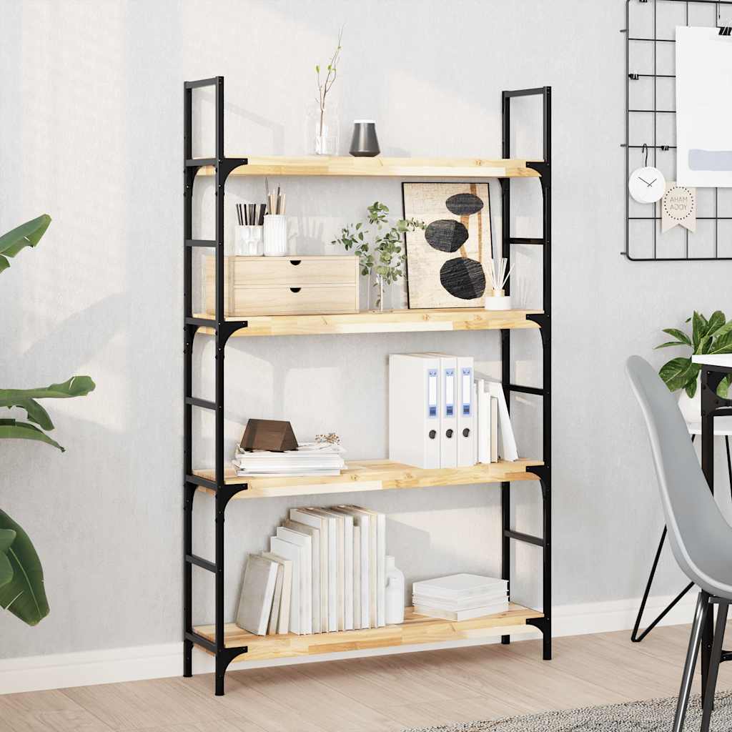 Kelluva hylly 100x20x4 cm käsittelemätön massiivipuu akaasia