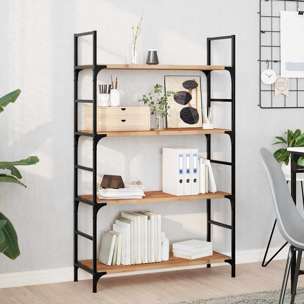 Kelluvat hyllyt 3 kpl 100x30x2 cm öljytty massiivipuu akaasia