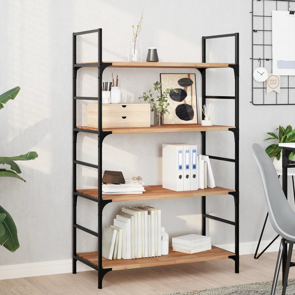Kelluvat hyllyt 3 kpl 100x40x2 cm öljytty massiivipuu akaasia