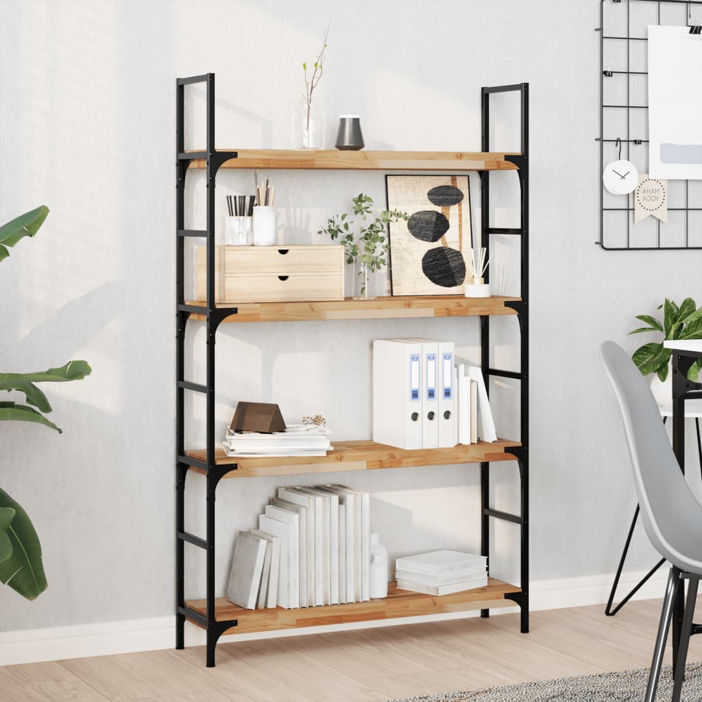 Kelluvat hyllyt 3 kpl 80x20x4 cm öljytty massiivipuu akaasia