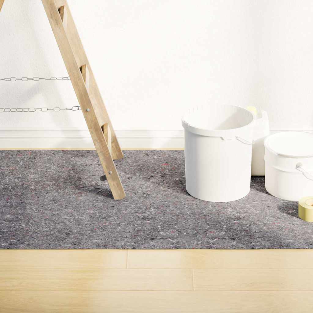 Liukumattomat maalarin fleeceliinat 2 kpl 50 m 220 g/m² Harmaa