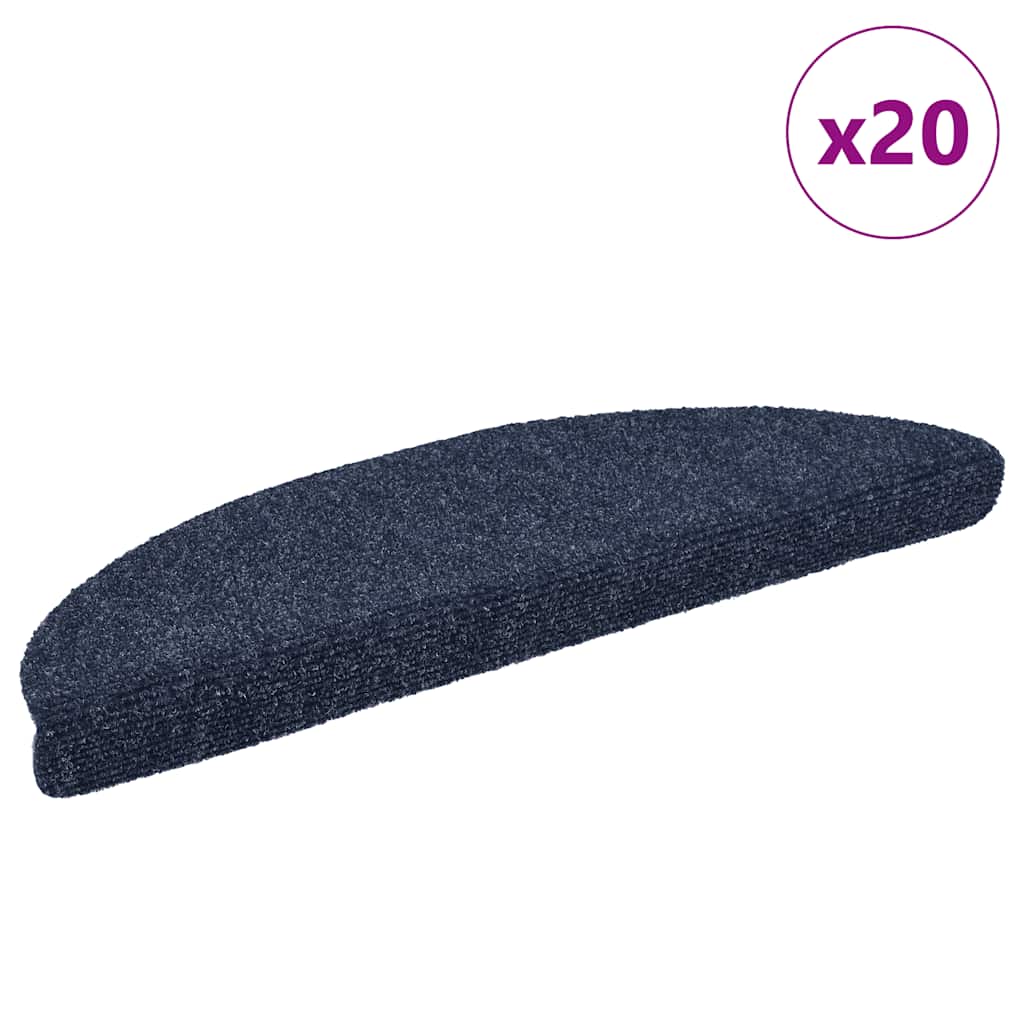 Porrasmatot itseliimautuvat 20 kpl 56x17x3 cm sininen puolipyöreä