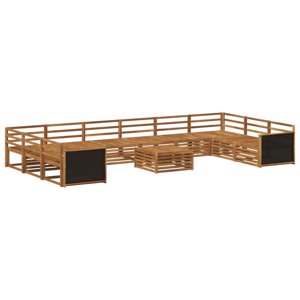 Sohvasarjat 11 pcs Tiheä akasiapuu