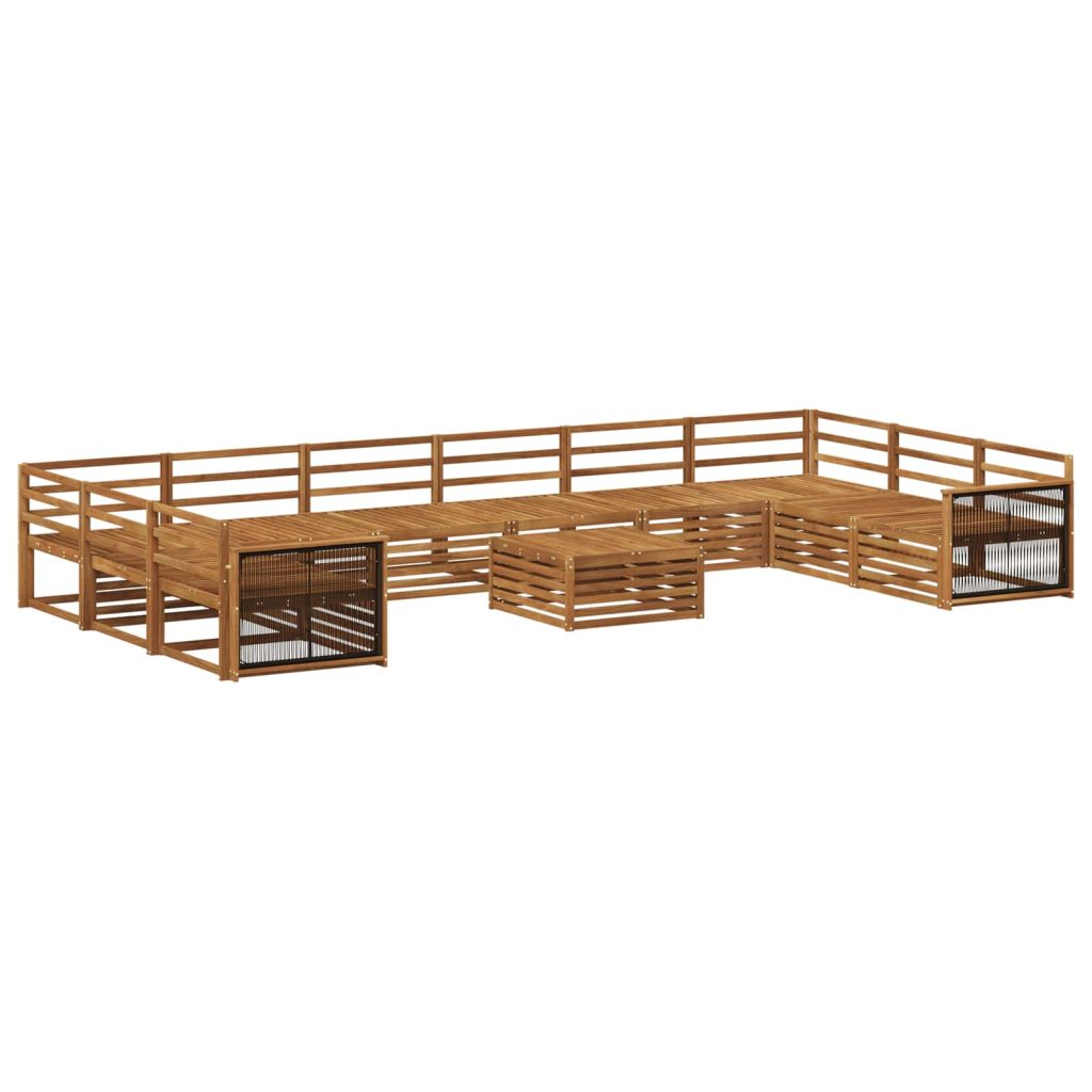 Sohvasarjat 11 pcs Tiheä akasiapuu