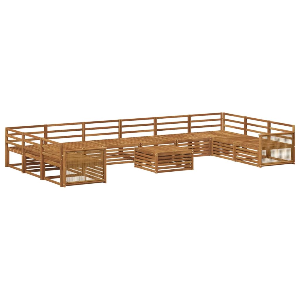Sohvasarjat 11 pcs Tiheä akasiapuu