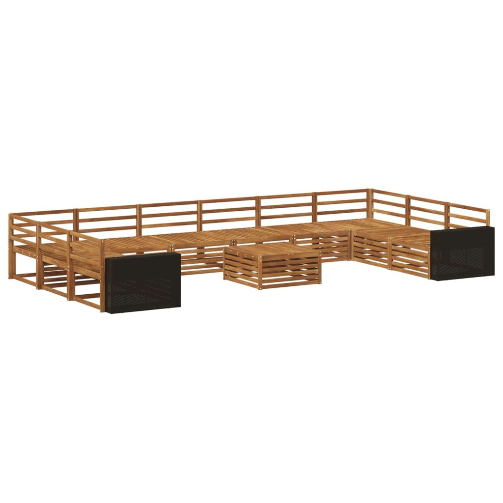 Sohvasarjat 11 pcs Tiheä akasiapuu
