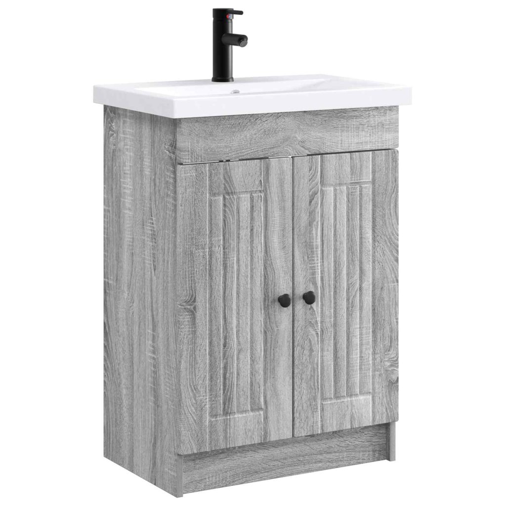 Kylpyhuonekalustesetti Harmaa Sonoma 78,5 x 37,5 x 81 cm