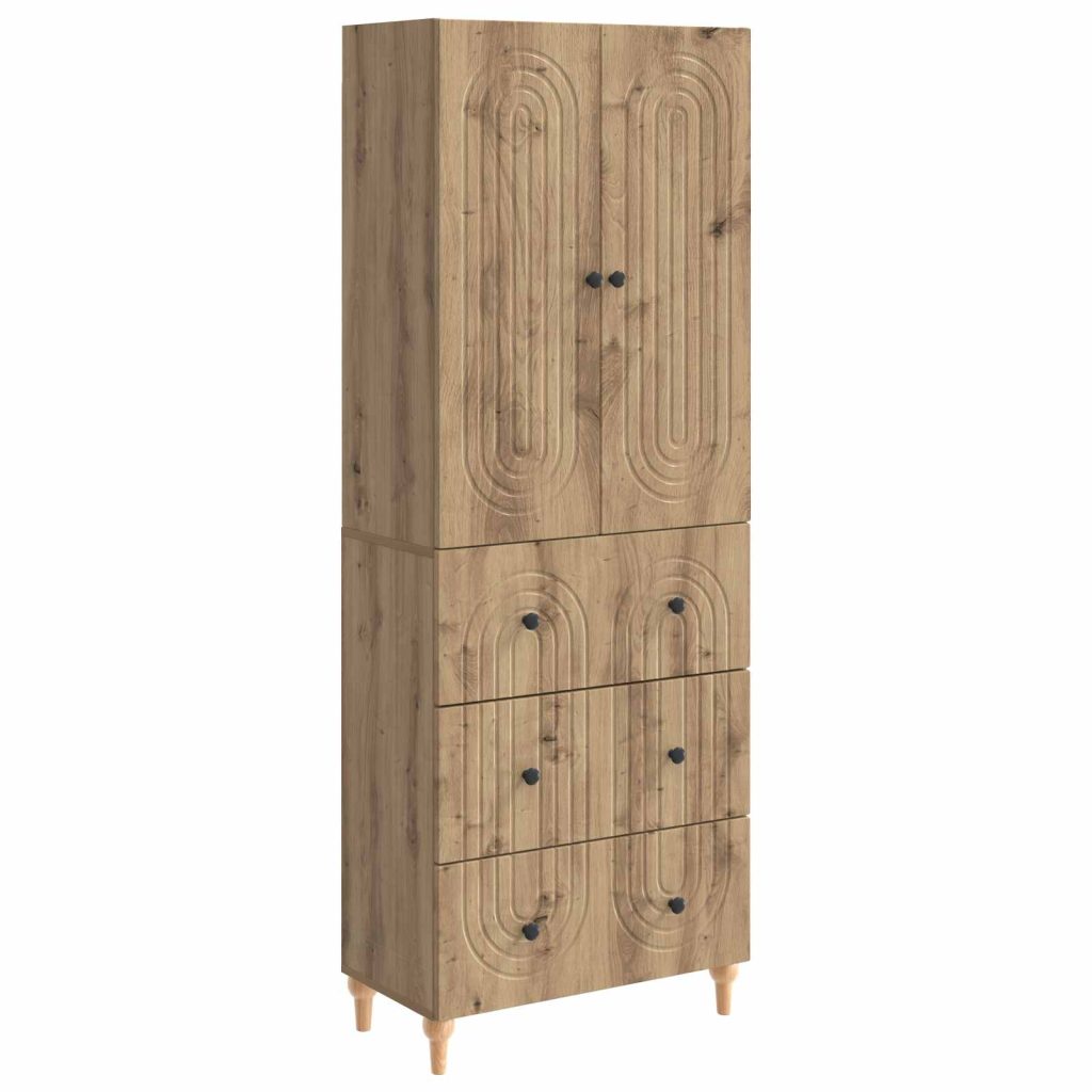 Kaappisarja 2 pcs 66 x 34,5 x 90 cm Tekninen puu