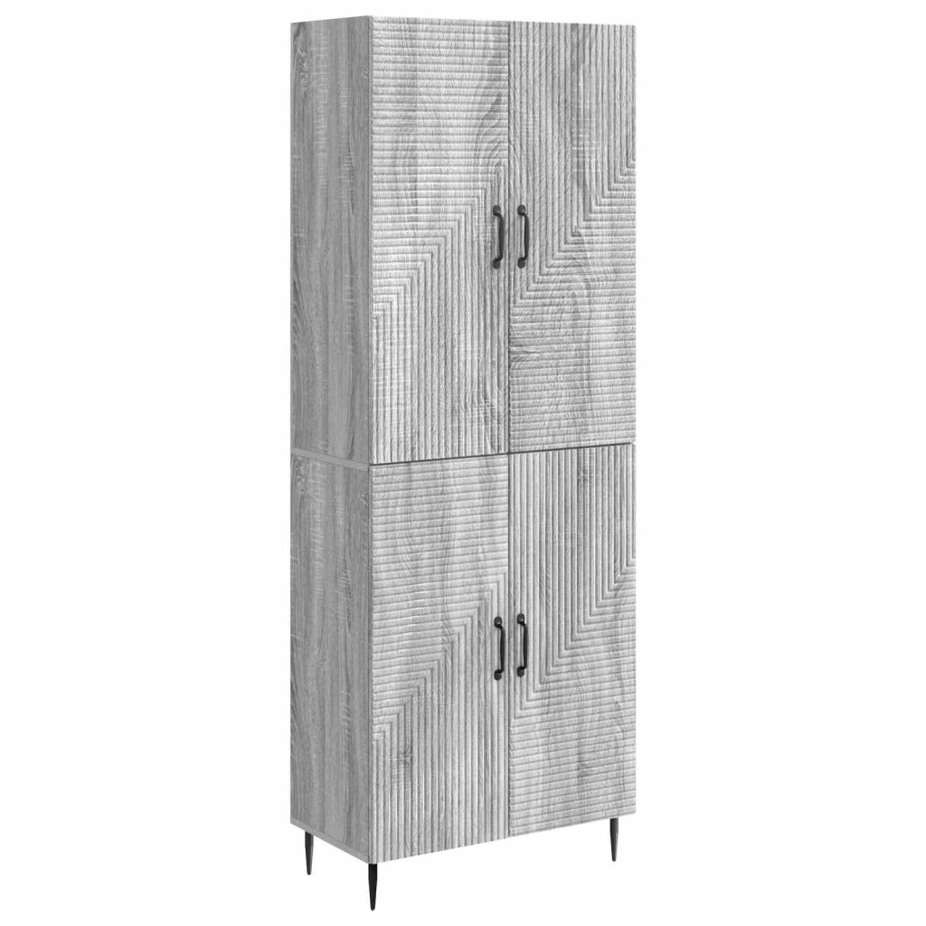 Kaappisarja 2 pcs Harmaa Sonoma 66 x 34,5 x 89,5 cm