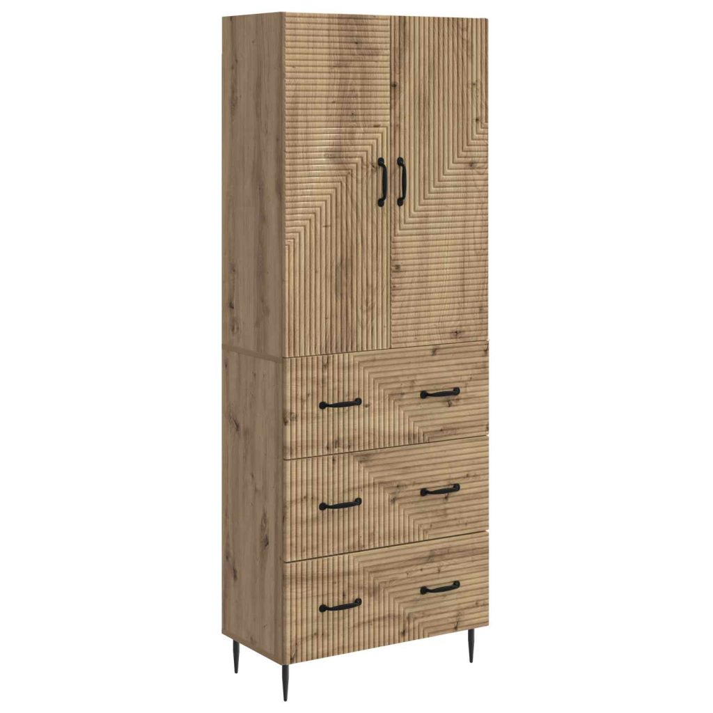 Kaappisarja 2 pcs Artisaanitammi 66 x 34,5 x 90 cm Tekninen puu