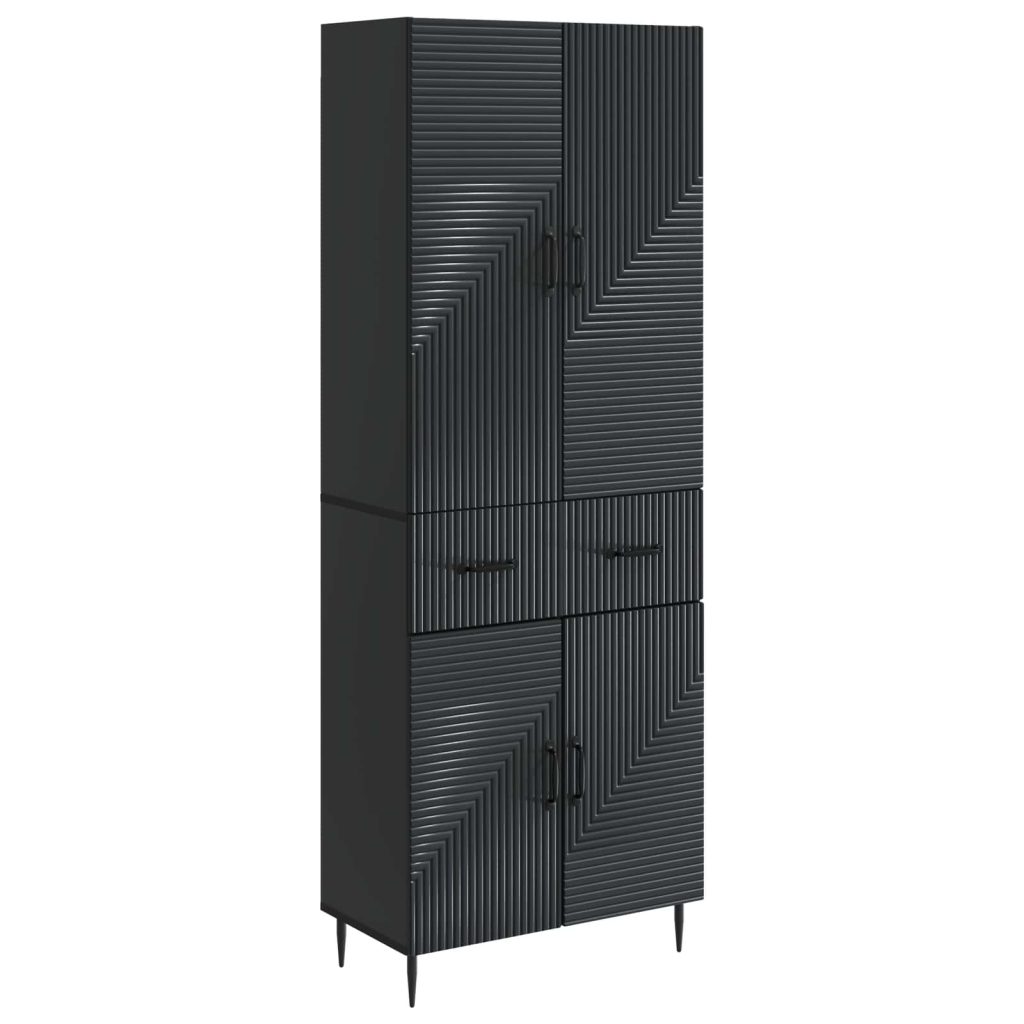 Kaappisarja 2 pcs Musta 66 x 34,5 x 89,5 cm Tekninen puu
