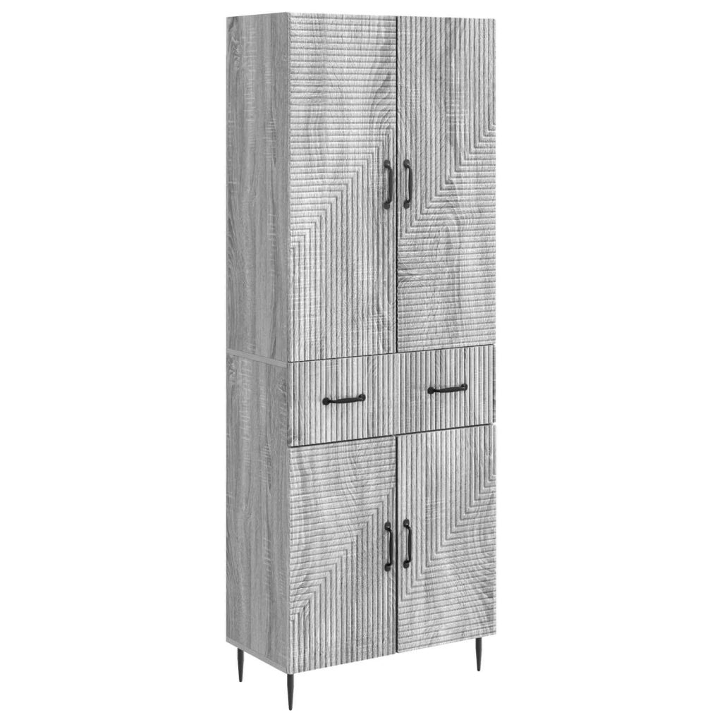 Kaappisarja 2 pcs Harmaa Sonoma 66 x 34,5 x 89,5 cm