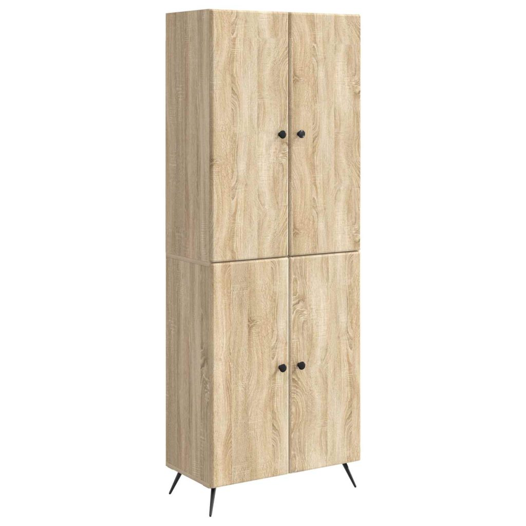 Kaappisarja 2 pcs Sonoma-tammi Tekninen puu
