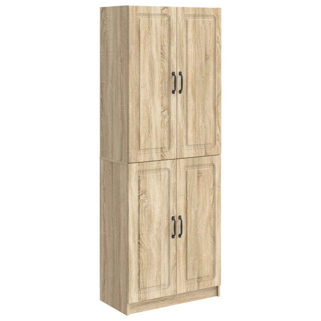Kaappisarja 2 pcs Sonoma-tammi Tekninen puu