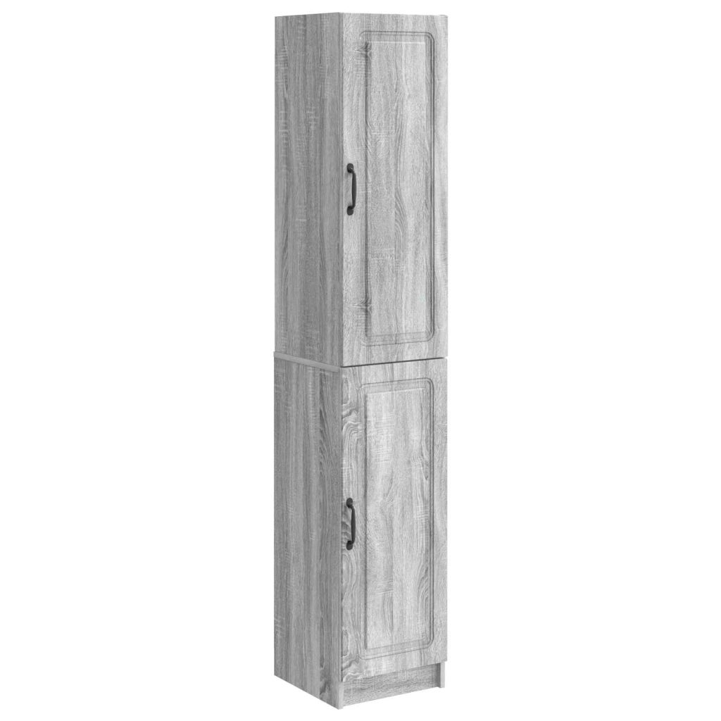 Kaappisarja 2 pcs Harmaa Sonoma Tekninen puu