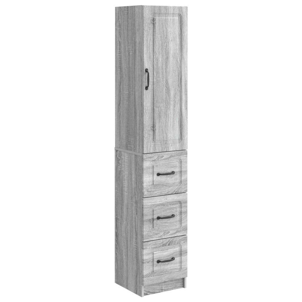 Kaappisarja 2 pcs Harmaa Sonoma 33 x 34,5 x 87 cm Tekninen puu