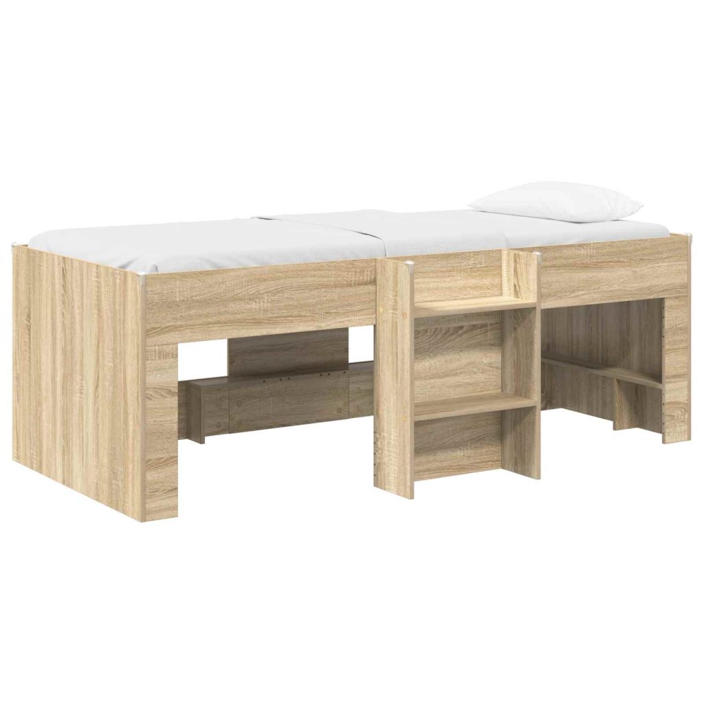Lasten korkea sänkykehys 2 pcs Sonoma 193 x 96,1 x 68,5 cm