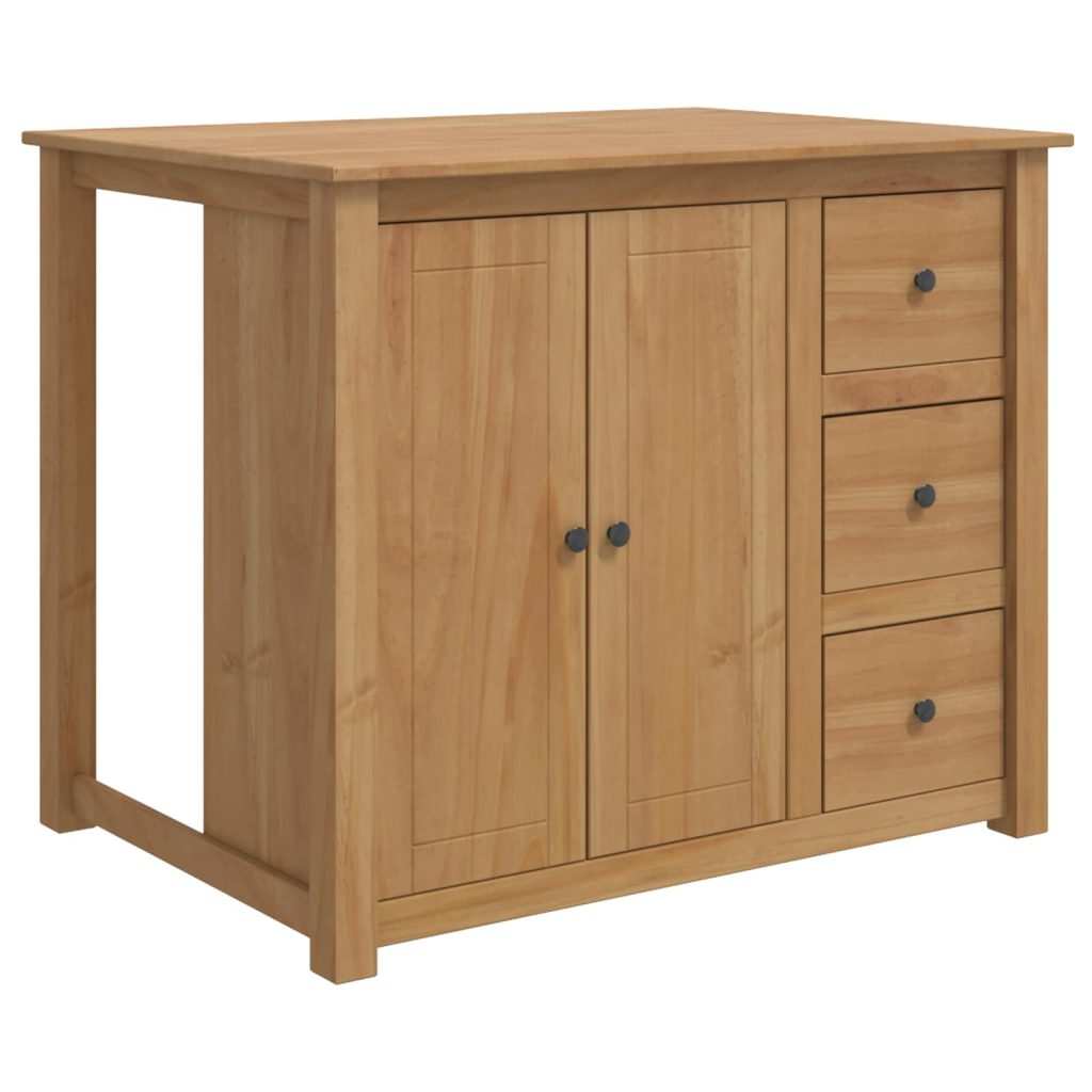 Keittiövaunu ovella PANAMA 2 pcs Hunajavaha 112 x 77 x 90 cm