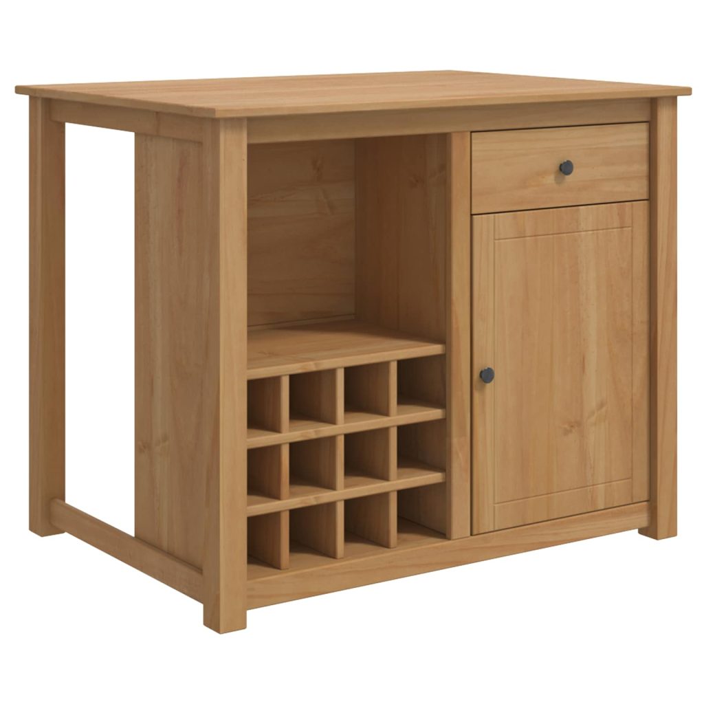 Keittiövaunu ovella PANAMA 2 pcs Hunajavaha 112 x 77 x 90 cm