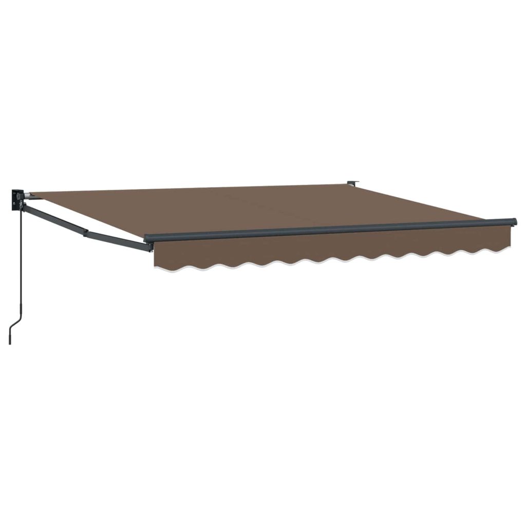 Vedettävä markiisi Taupe 3,5 x 2 m