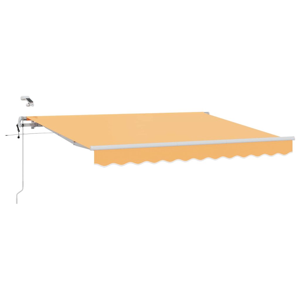 Vetoutuva markiisi Hiekka 300 x 250 cm Polyesteri ja metalli