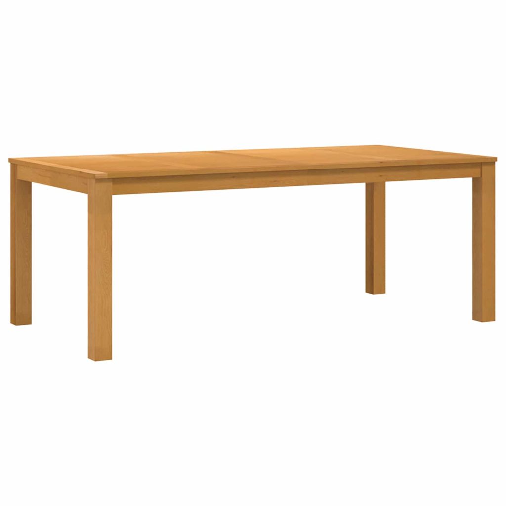 Ruokapöytä 200 x 100 x 75 cm Mäntypuu Luonnollinen Suorakaide